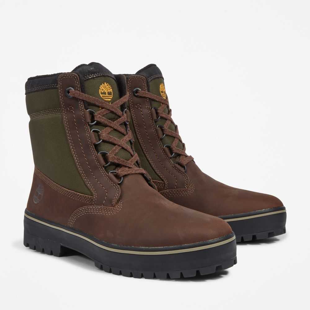 Buty Wodoodporne Męskie Timberland Pro Spruce Mountain Ciemny Brązowe | Polska-9017385