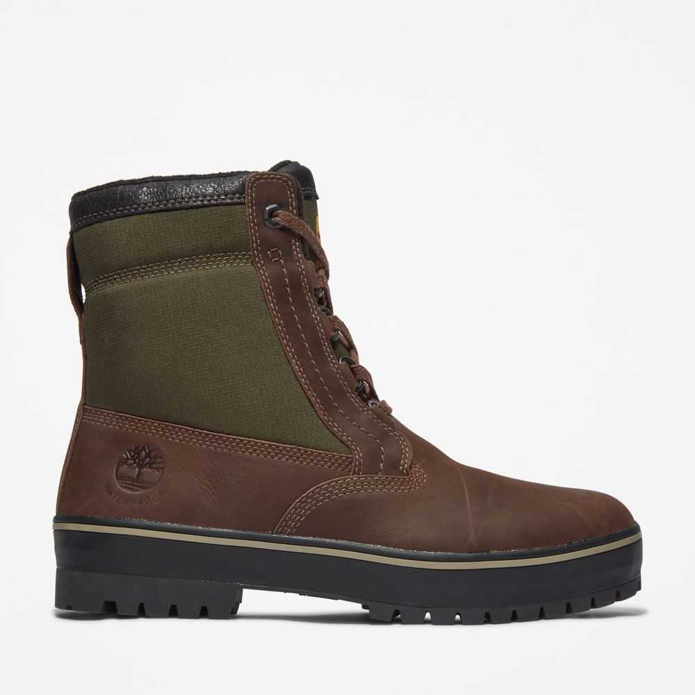 Buty Wodoodporne Męskie Timberland Pro Spruce Mountain Ciemny Brązowe | Polska-9017385