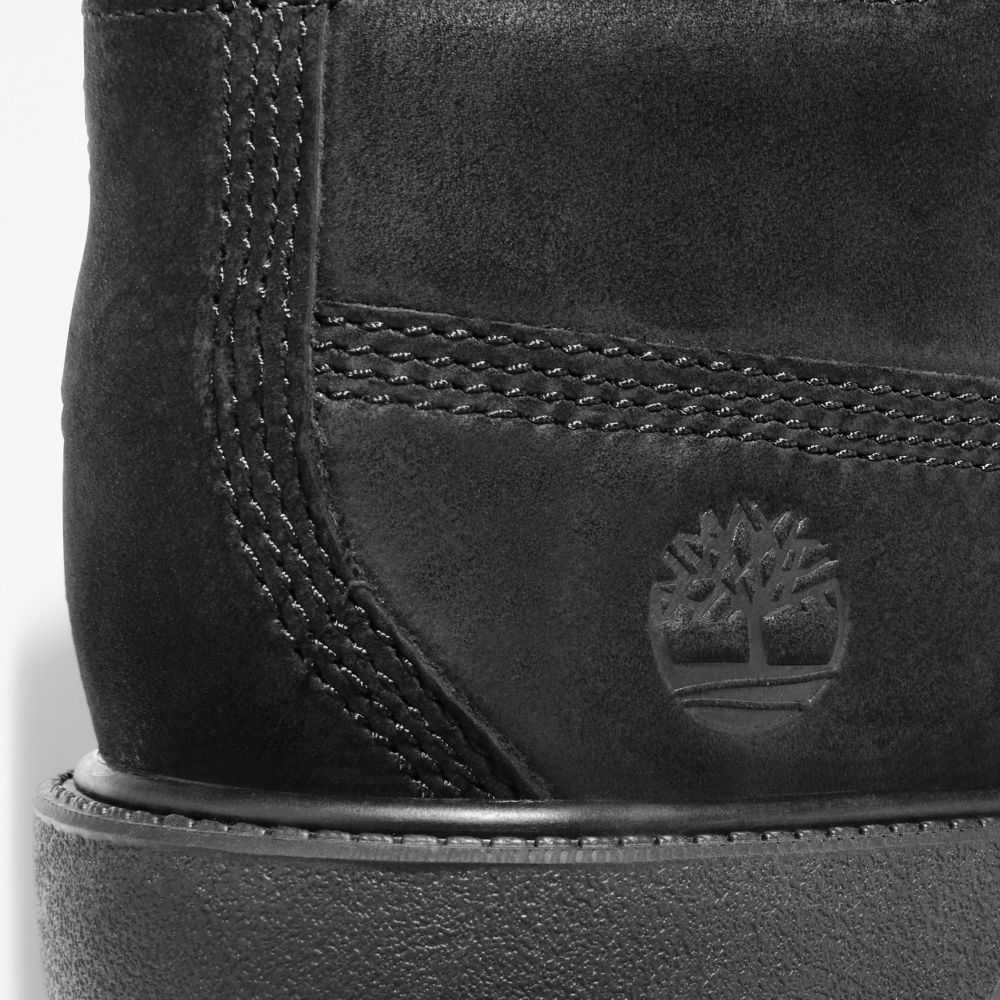 Buty Zimowe Dziecięce Timberland Pro Klasyczne 6 Inch Czarne | Polska-9471035