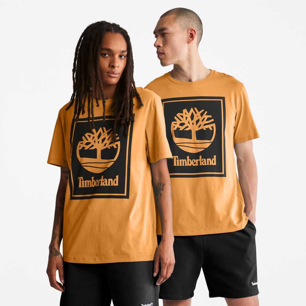 Koszulki Damskie Timberland Pro Logo Brązowe Czarne | Polska-5091764