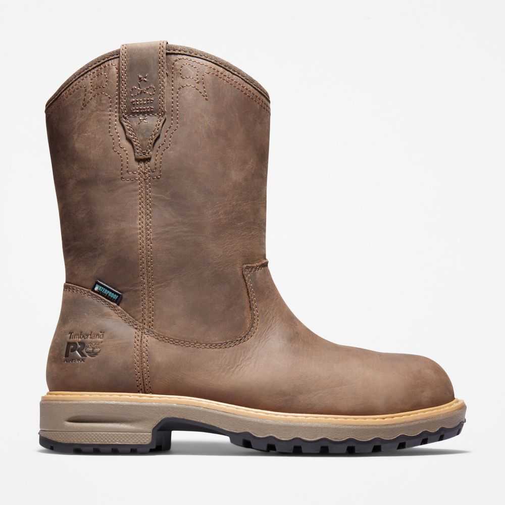 Kozaki Robocze Damskie Timberland Pro Ashlar Brązowe | Polska-4639857