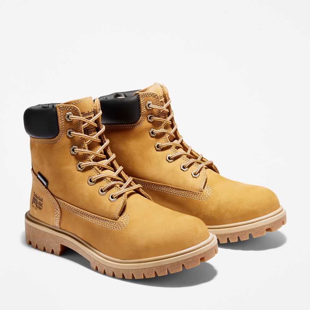 Kozaki Robocze Damskie Timberland Pro Direct Attach 6 Brązowe | Polska-4261308