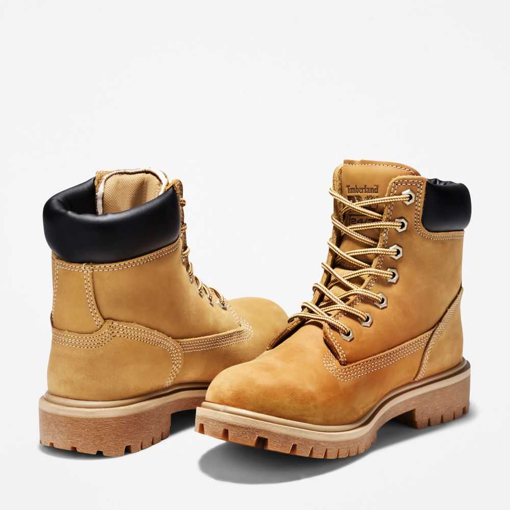 Kozaki Robocze Damskie Timberland Pro Direct Attach 6 Brązowe | Polska-6921037