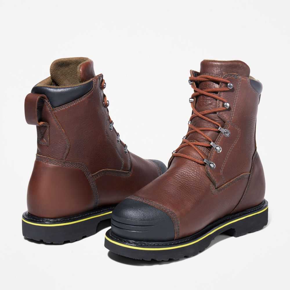 Kozaki Robocze Męskie Timberland Pro Bannack Brązowe | Polska-3185967