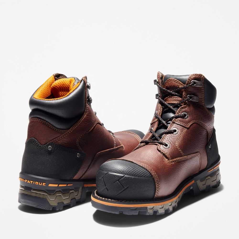 Kozaki Robocze Męskie Timberland Pro Boondock 6 Brązowe | Polska-1594702