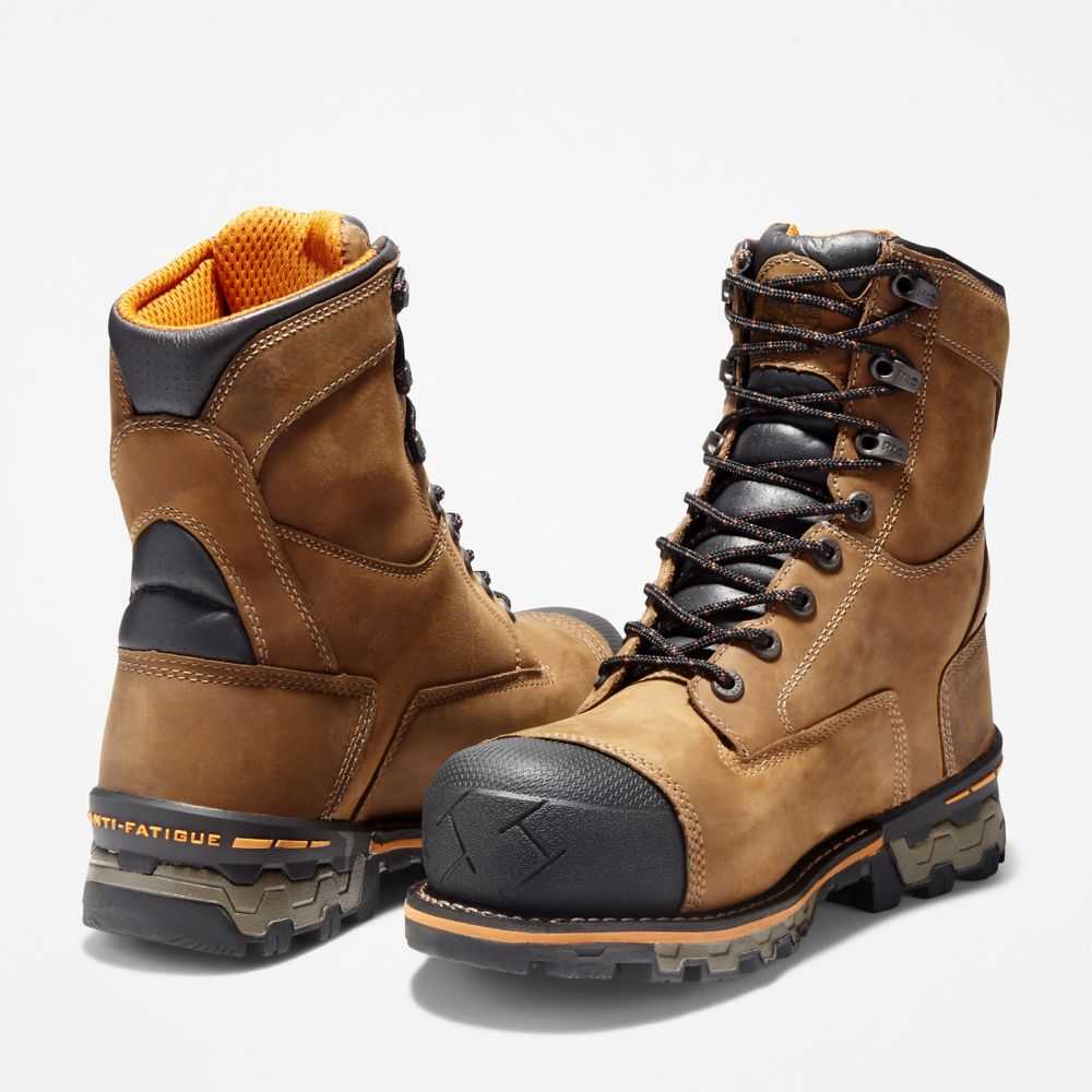 Kozaki Robocze Męskie Timberland Pro Boondock 8 Brązowe | Polska-3089741