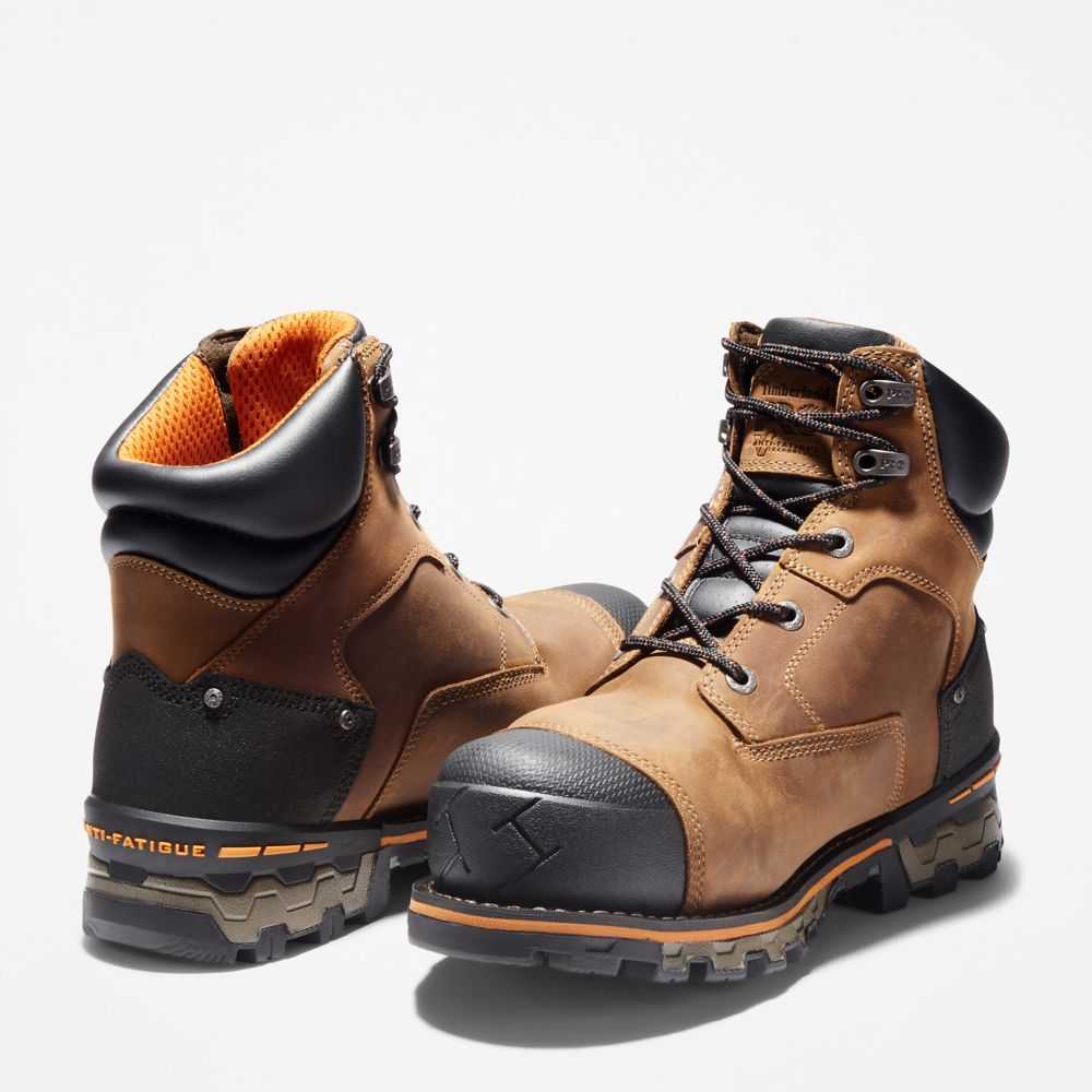 Kozaki Robocze Męskie Timberland Pro Boondock 6 Brązowe | Polska-3175046