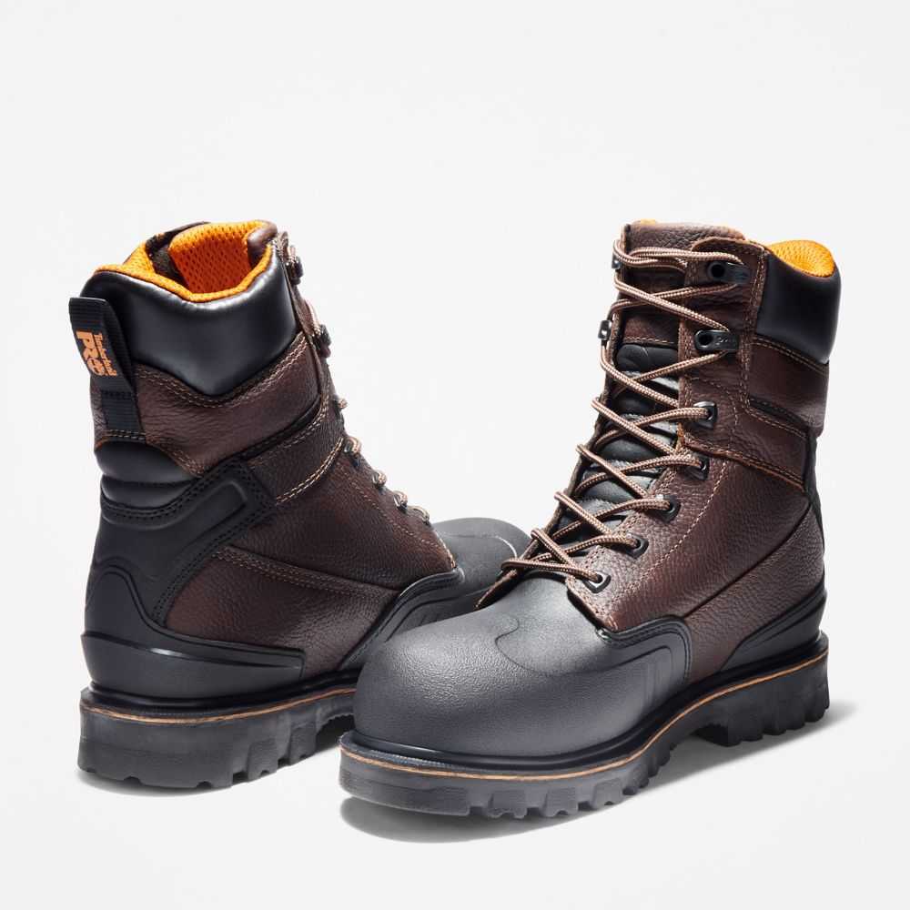 Kozaki Robocze Męskie Timberland Pro Rigmaster 8 Brązowe | Polska-6940231