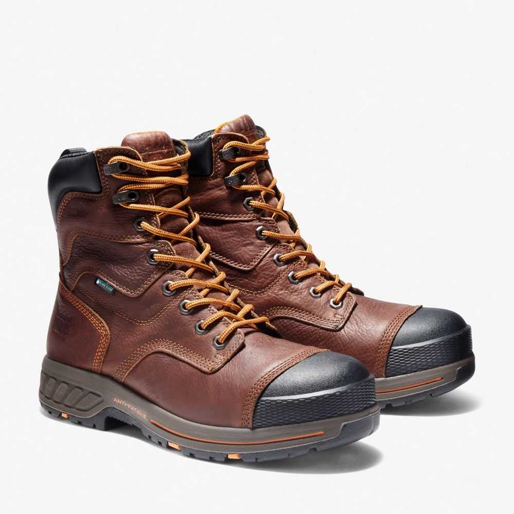 Kozaki Robocze Męskie Timberland Pro Timberland Pro® Brązowe | Polska-0796425