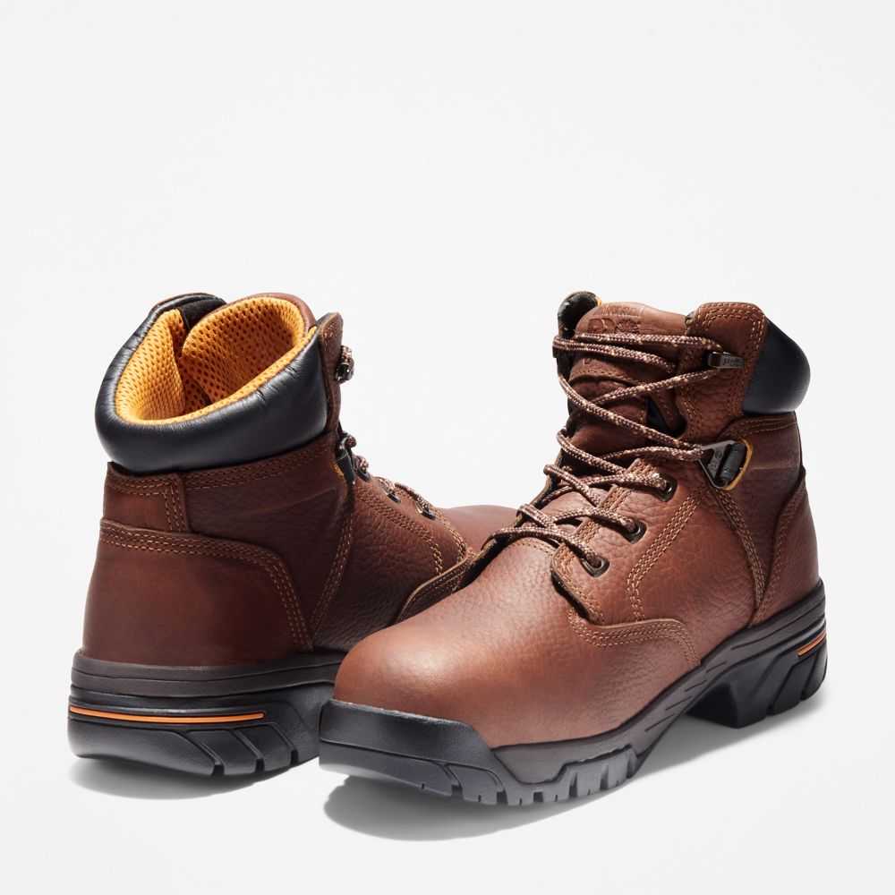 Kozaki Robocze Męskie Timberland Pro Timberland Pro® Brązowe | Polska-4691521