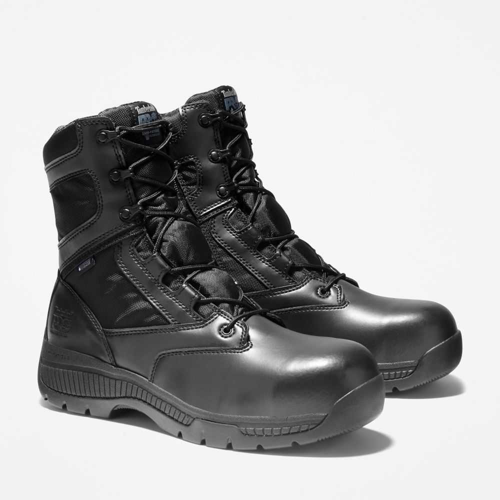 Kozaki Robocze Męskie Timberland Pro Valor 8 Czarne | Polska-8216573