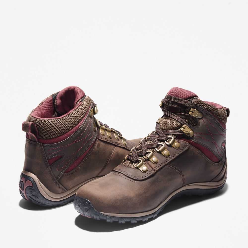 Kozaki Trekkingowe Damskie Timberland Pro Norwood Ciemny Brązowe | Polska-0195364