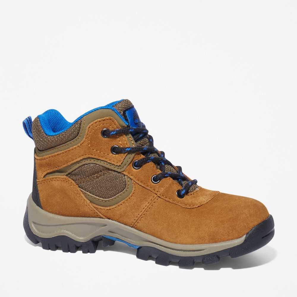 Kozaki Trekkingowe Dziecięce Timberland Pro Mt Maddsen Brązowe | Polska-3529801