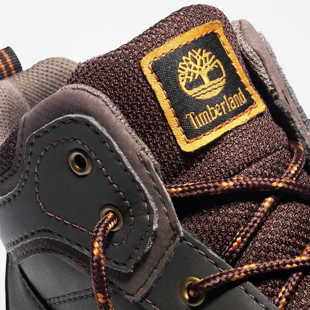 Kozaki Trekkingowe Dziecięce Timberland Pro Mt Maddsen Ciemny Brązowe | Polska-8417532