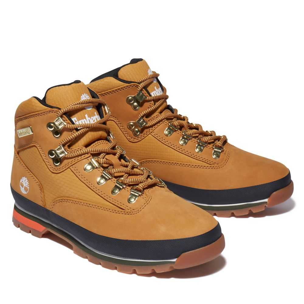 Kozaki Trekkingowe Męskie Timberland Pro Euro Hiker Brązowe Czarne | Polska-6901248