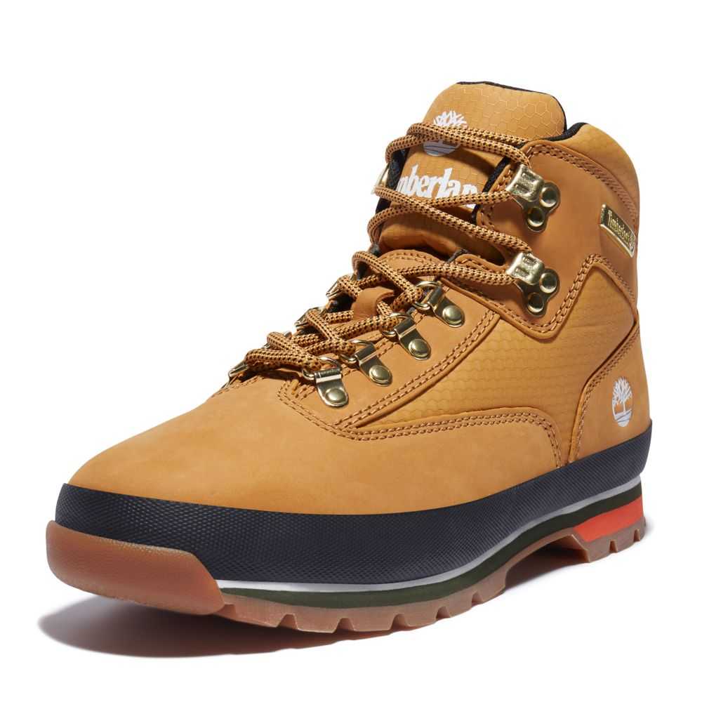 Kozaki Trekkingowe Męskie Timberland Pro Euro Hiker Brązowe Czarne | Polska-6901248