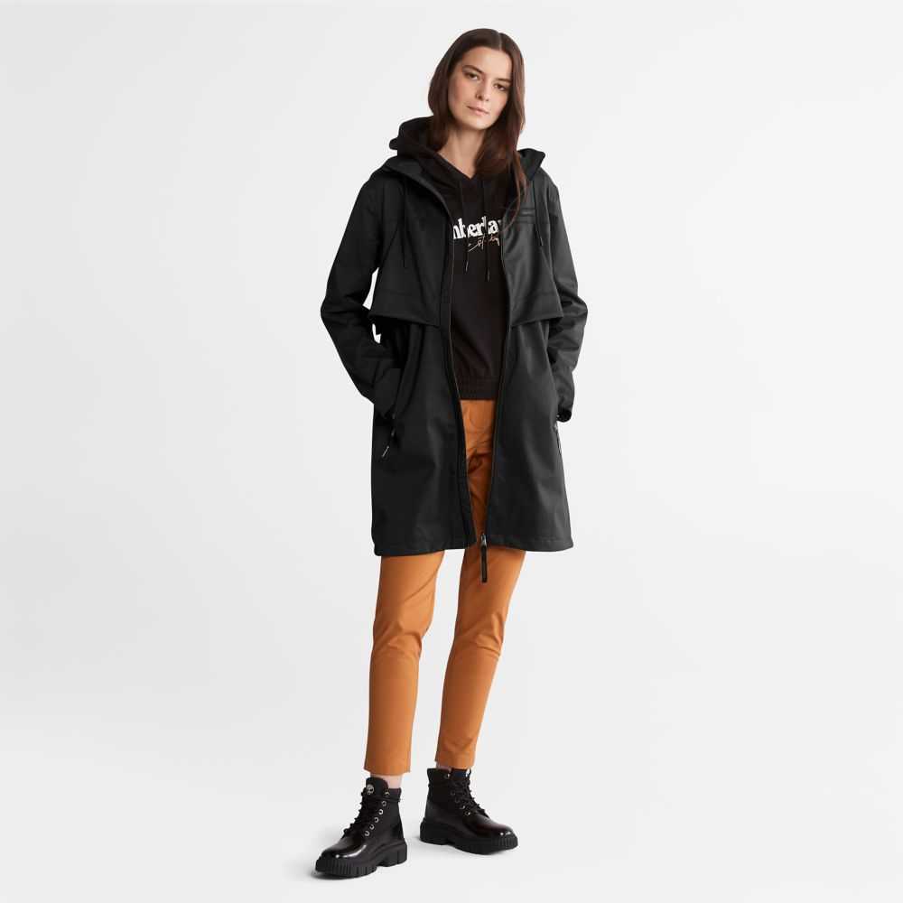 Kurtki Parka Damskie Timberland Pro Nieprzemakalne Czarne | Polska-1238097