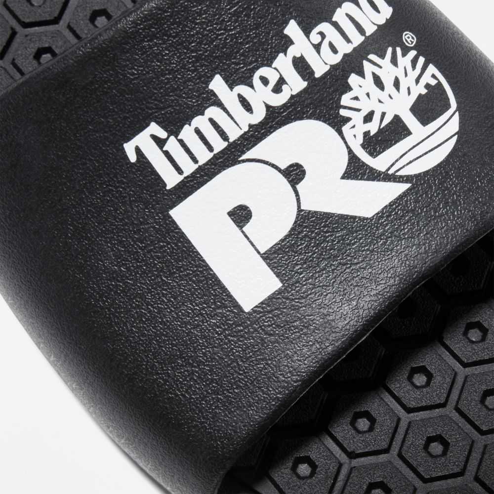 Sandały Damskie Timberland Pro Anti Fatigue Czarne Białe | Polska-6874315