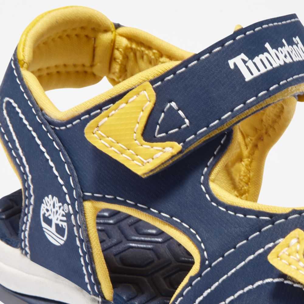 Sandały Dziecięce Timberland Pro Adventure Seeker Granatowe Żółte | Polska-1798463