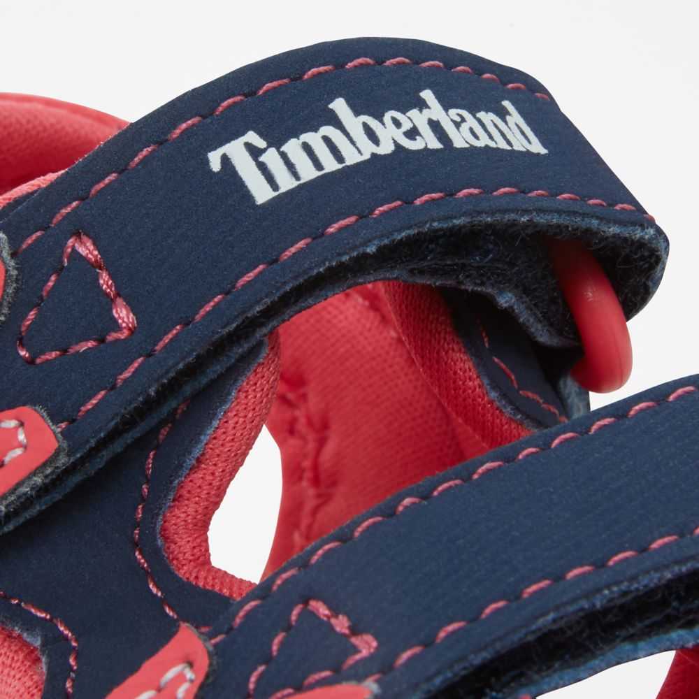 Sandały Dziecięce Timberland Pro Adventure Seeker Granatowe Różowe | Polska-2367814