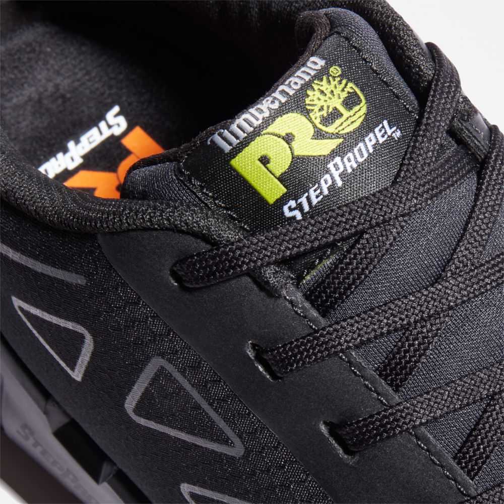 Trampki Do Pracy Męskie Timberland Pro Powertrain Czarne | Polska-0142376