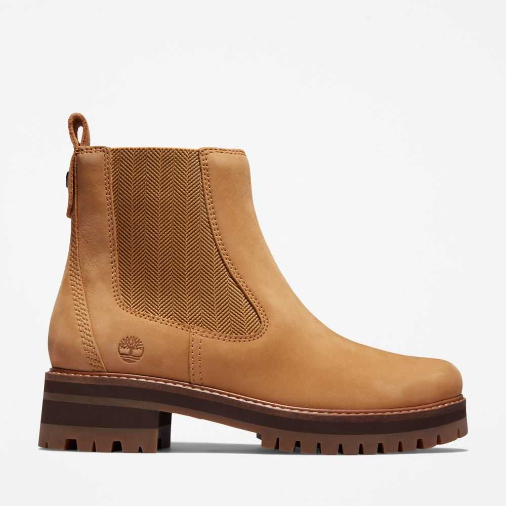 Buty Chelsea Damskie Timberland Pro Courmayeur Valley Brązowe | Polska-7916534