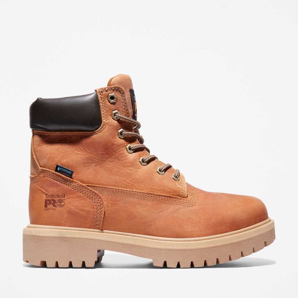 Buty Ochronne Męskie Timberland Pro Direct Attach 6 Złote | Polska-3026587