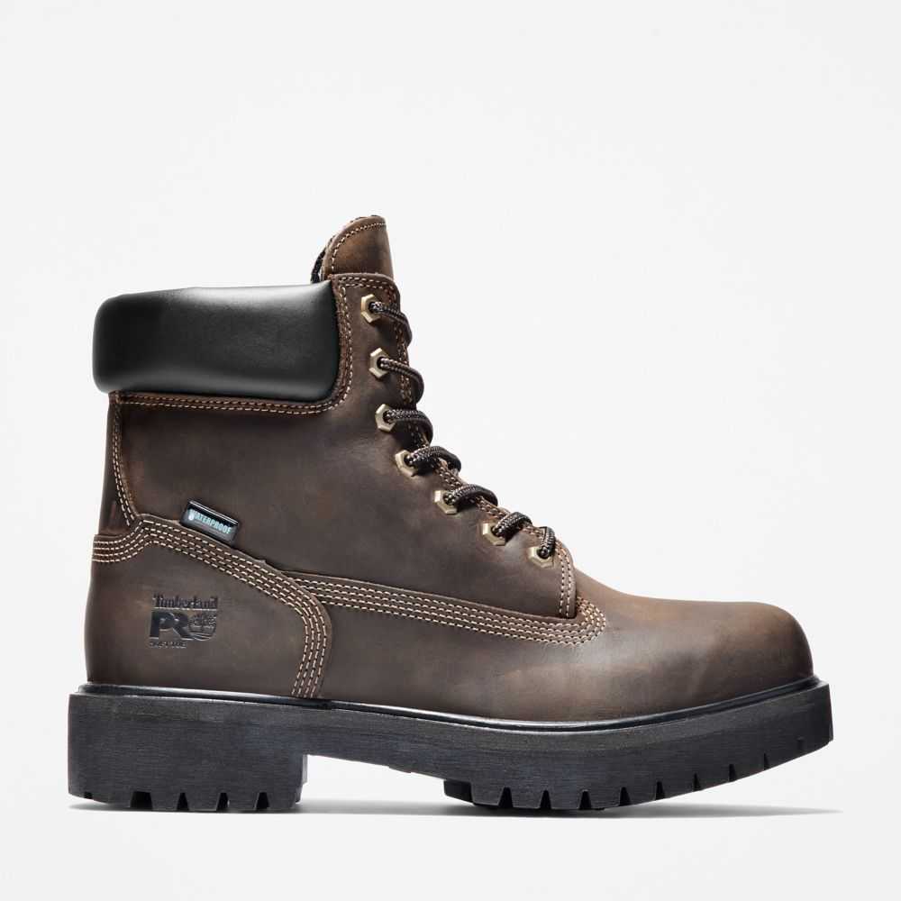 Buty Ochronne Męskie Timberland Pro Direct Attach 6 Brązowe | Polska-5724913