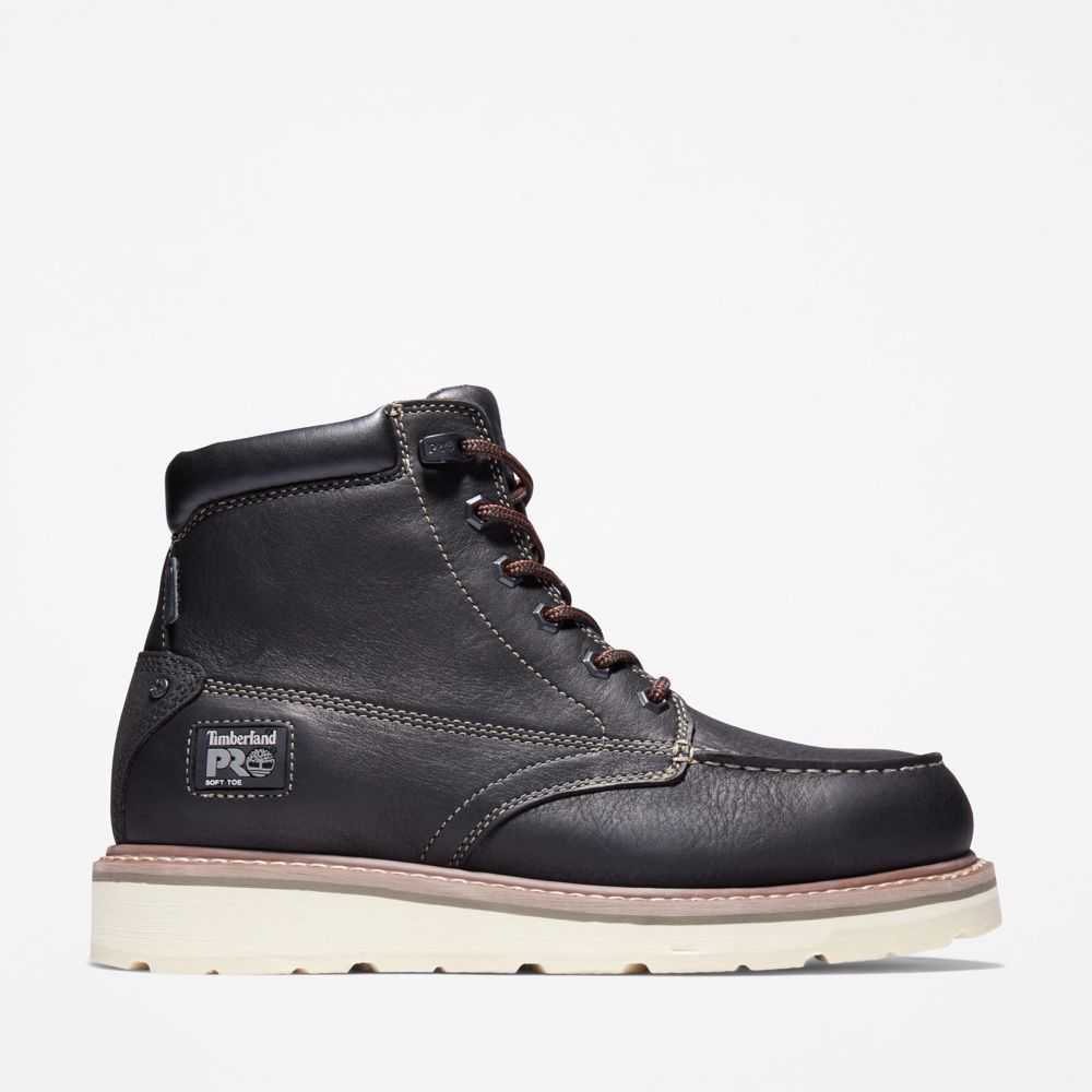 Buty Ochronne Męskie Timberland Pro Gridworks 6 Czarne | Polska-1324907