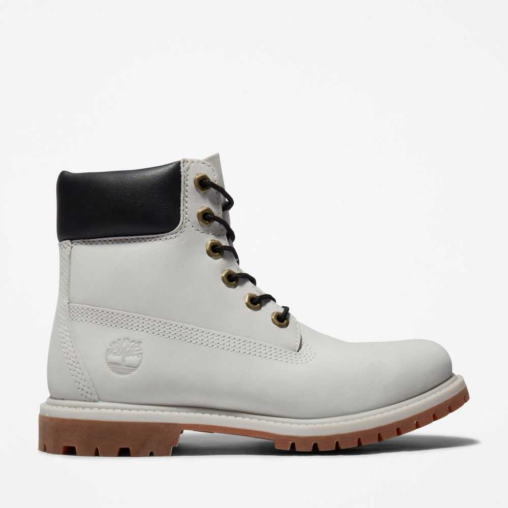 Buty Wodoodporne Damskie Timberland Pro Premium 6 Inch Głęboka Szare | Polska-4530827