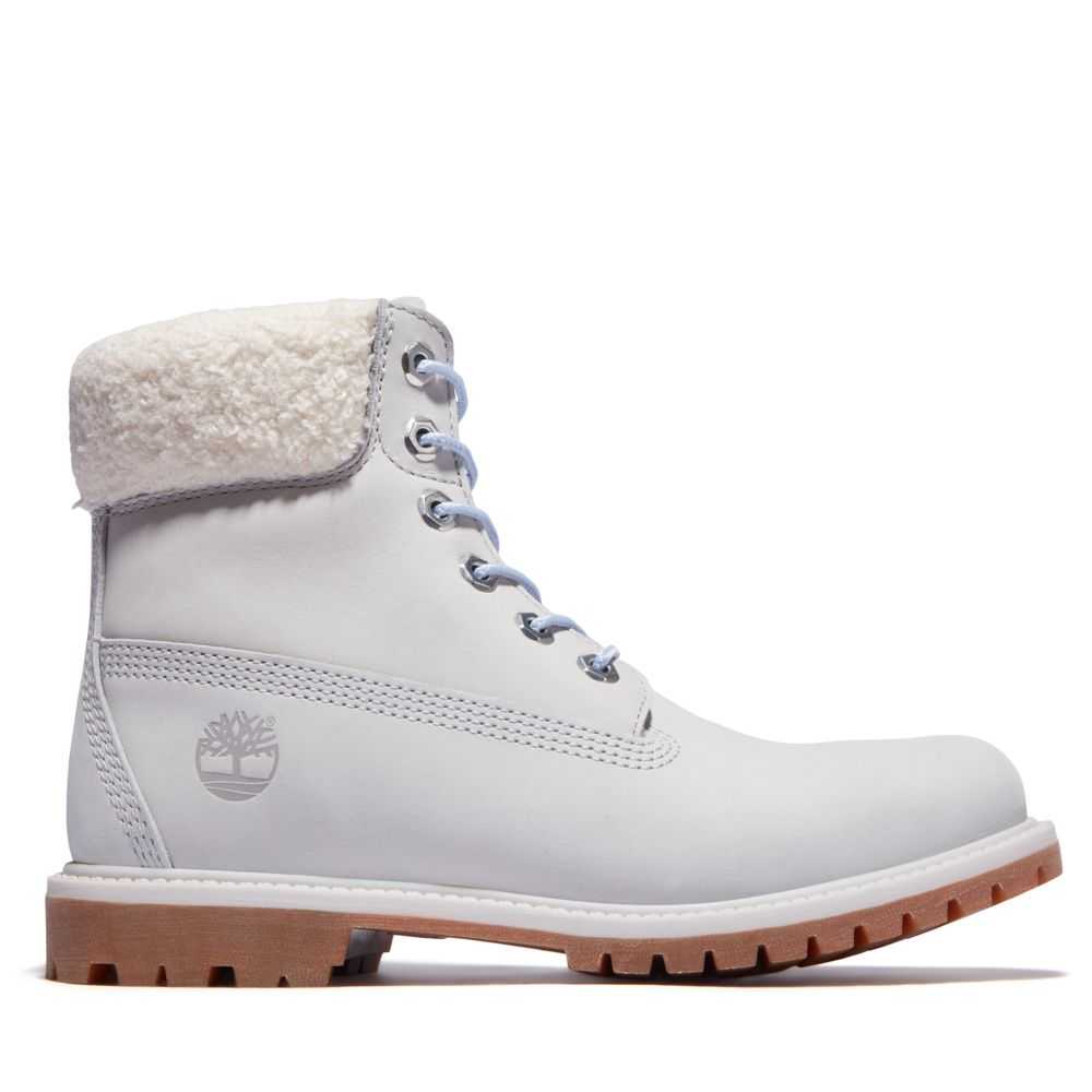 Buty Wodoodporne Damskie Timberland Pro Premium 6 Inch Szare | Polska-5342781