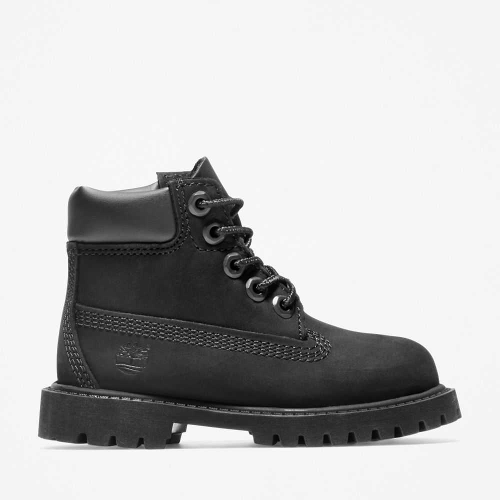 Buty Wodoodporne Dziecięce Timberland Pro Premium 6 Inch Czarne | Polska-4871605