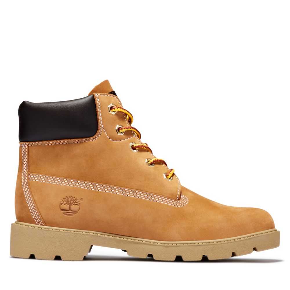 Buty Wodoodporne Dziecięce Timberland Pro Klasyczne 6 Inch Brązowe | Polska-6879425