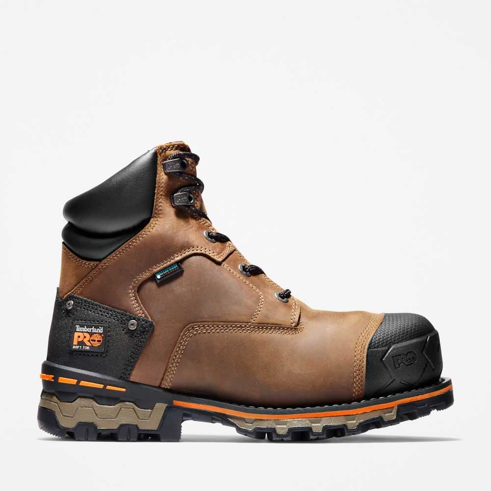 Kozaki Robocze Męskie Timberland Pro Boondock 6 Brązowe | Polska-3175046